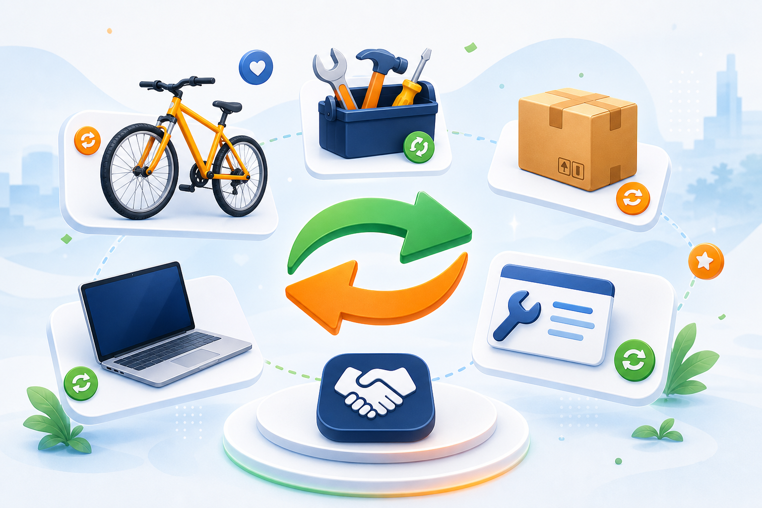Barter marketplace concept showcase
